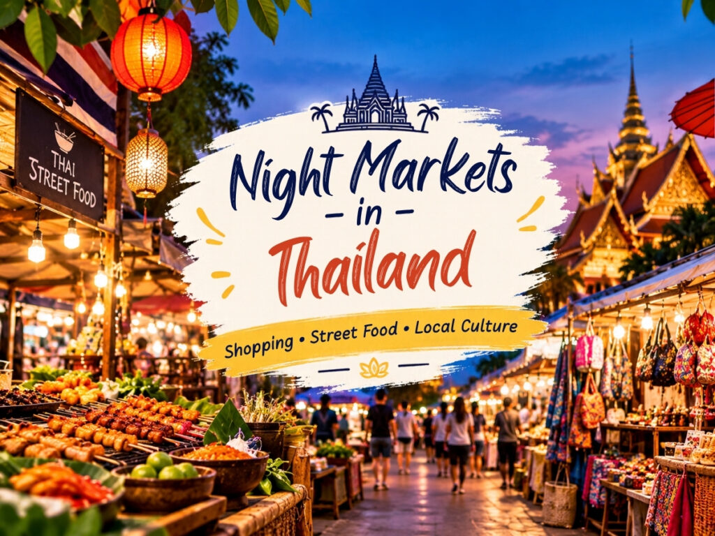 Night Markets in Thailand for Shopping and Street Food